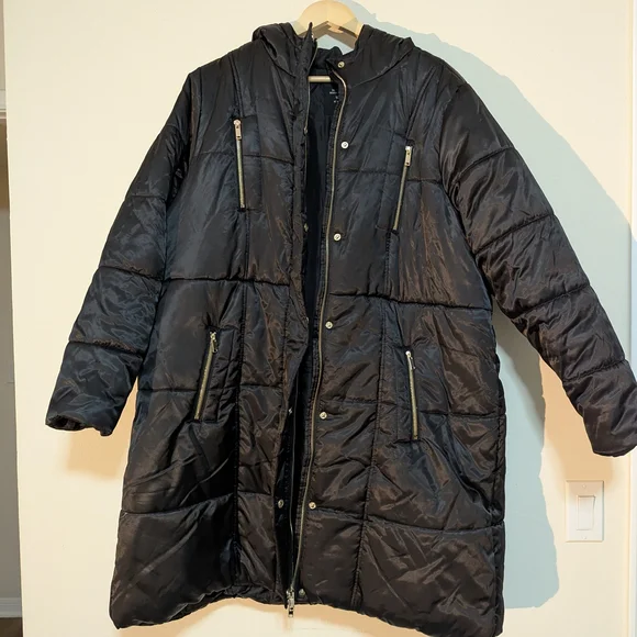 Torrid Nylon Zip Front Puffer Jacket Size 2X - Picture 8 of 14